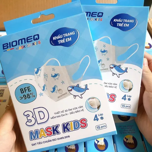 Khẩu trang BIOMEQ 3D KIDS